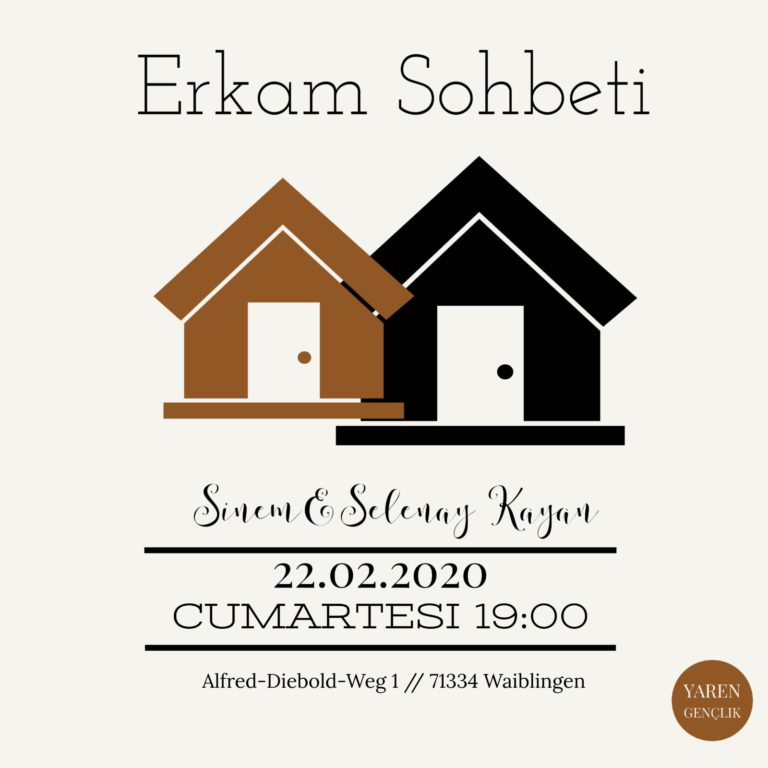 Waiblingen Yaren Gençlik Erkam Sohbeti düzenledi