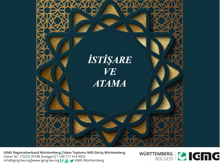 İSTİŞARE VE ATAMA