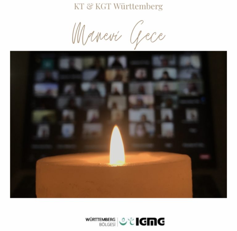 IGMG Württemberg Kadınlar Teşkilatı Ve Kadınlar Gençlik Teşkilatı Manevi Gece Gerçekleştirdiler