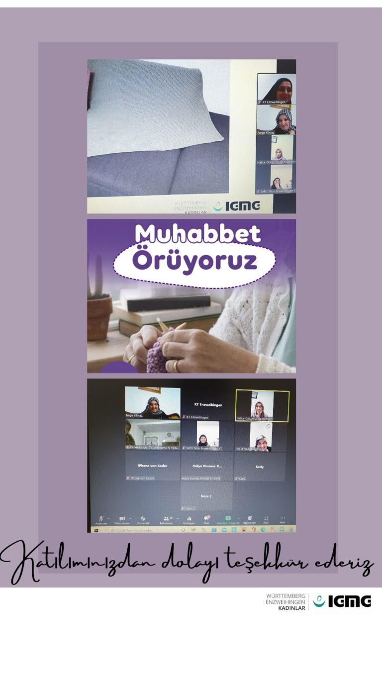 Muhabbet örüyoruz!