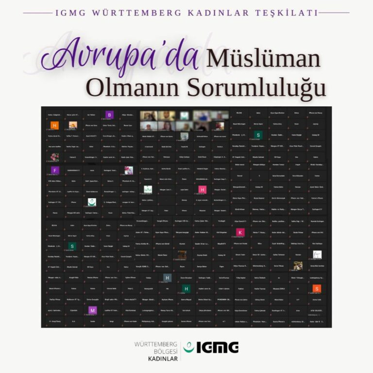 Württemberg Bölgesi Kadınlar Teşkilatı Avrupa’da Müslüman Olmanın Sorumluluğu Konulu Sohbet Gerçekleşti
