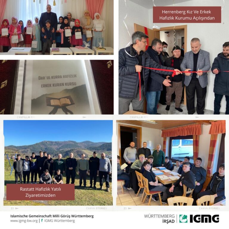 Herreneberg Şubesi Hafızlık Kurum açılışı oldu.