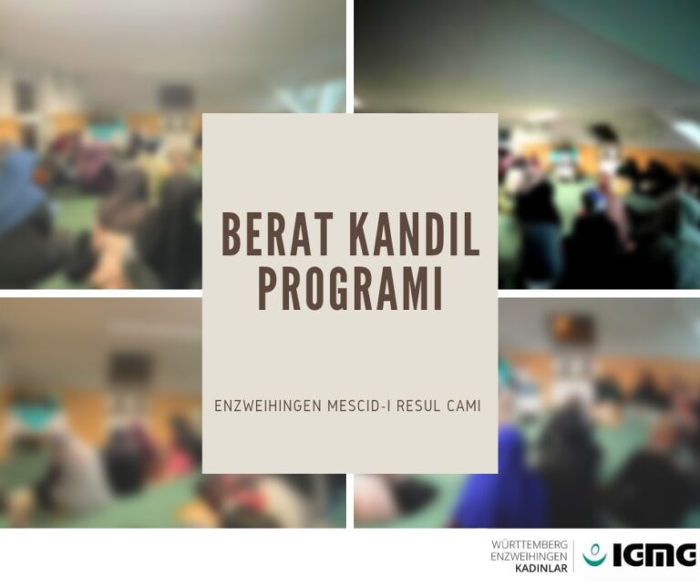 Enzweihingen Şubesi Berat Kandil Programı