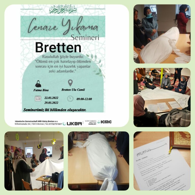 Bretten Şubesi Cenaze Yıkama Semineri