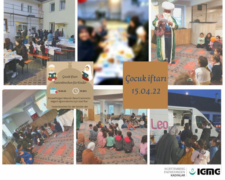 Çocuk Kulübü ve Çocuk öğrencilerimize Iftar